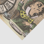 "Het is altijd theetijd" Mad Hatter Dictionary Art Tissuepapier (Detail)
