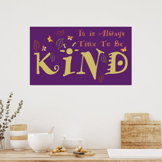 Het is altijd tijd om Poster te zijn (Keuken)