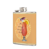 Het is altijd tijd voor een drink;-) heupfles (Links)