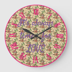 Het is altijd tijd voor liefde grote klok