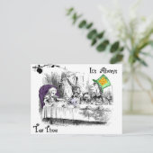 Het is altijd tijd voor thee briefkaart (Staand voorkant)