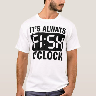 Het is altijd visuur Visgrappig T-shirt