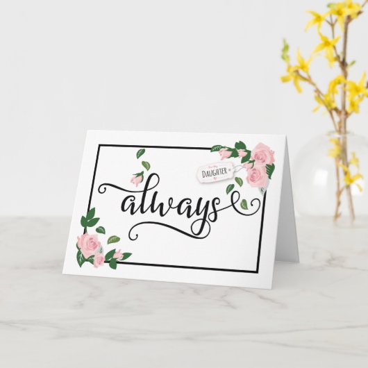 Het is altijd wanneer ik er voor je ben kaart (Gele Bloem)