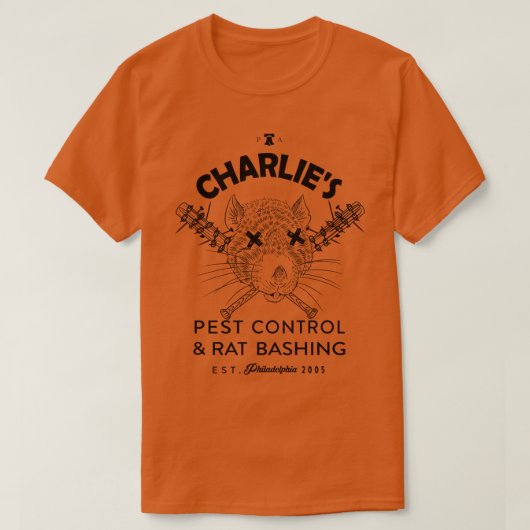 Het is altijd zonnige Charlie Kelly King of the Ra T-shirt (Design voorkant)