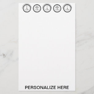 HET IS ALTJD MARTINI-TIJD ERGENS STATIONERY BRIEFPAPIER