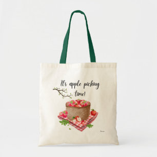 Het is appelpluktijd! tote bag