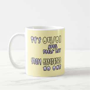 Het is April Fools' Day Koffiemok