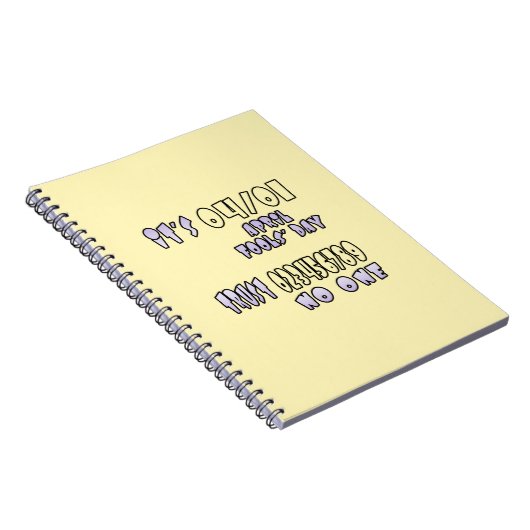 Het is April Fools' Day Notitieboek (Rechterzijde)
