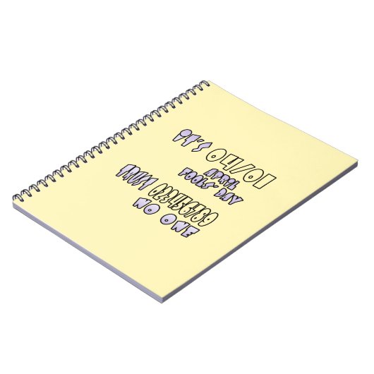 Het is April Fools' Day Notitieboek (Linkerzijde)