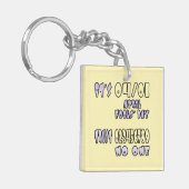 Het is April Fools' Day Sleutelhanger (Voorkant Links)