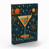 Het is Atomic Martini Tijd Kosmische Sterren Fotoblokken (Links)