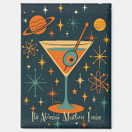 Het is Atomic Martini Tijd Kosmische Sterren Magneet
