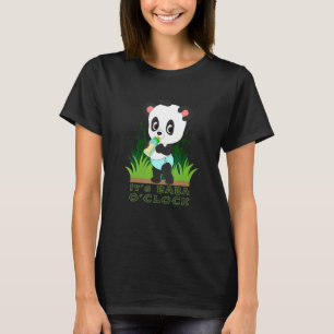 Het is Baba O-klok Baby Panda Beer in luier met B T-shirt