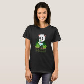 Het is Baba O-klok Baby Panda Beer in luier met B T-shirt (Voorkant volledig)