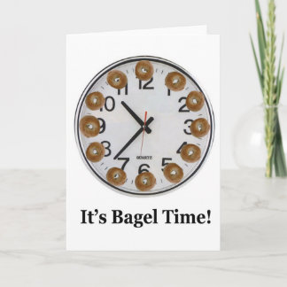 Het is Bagel Time. Kaart