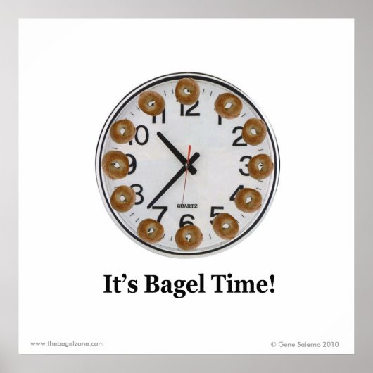 Het is Bagel Time. Poster (Voorkant)