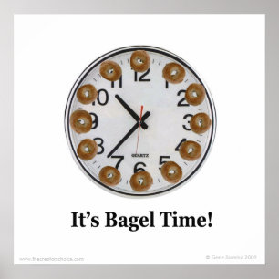 Het is Bagel Time. Poster