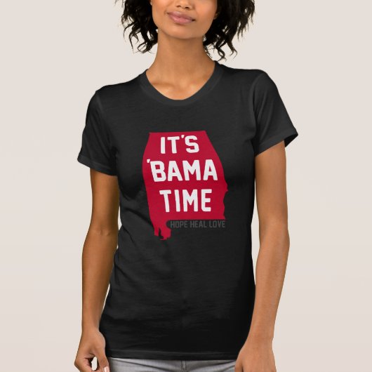 Het is Bama Time - Alabama Support T-shirt (Voorkant)
