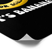 Het is banaan voor de schaal sterrenschip Funny Tr Poster (Hoek)