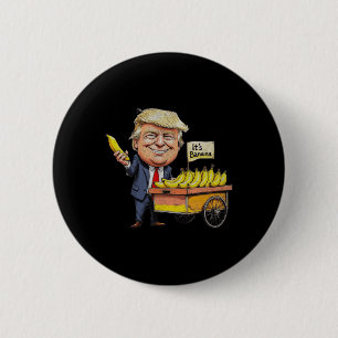 Het is Bananas (voor weegschaal) Funny Trump Banan Ronde Button 5,7 Cm