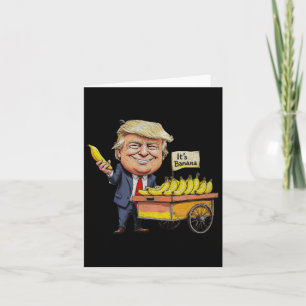 Het is Bananen (op schaal) Grappige Trump Bananen  Kaart