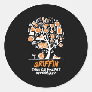 Het is basketbal familie Griffin ding dat je niet Ronde Sticker