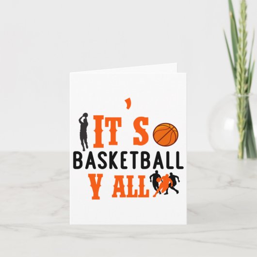 Het is basketbal voor de lol kaart (Voorkant)