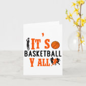 Het is basketbal voor de lol kaart (Gele Bloem)