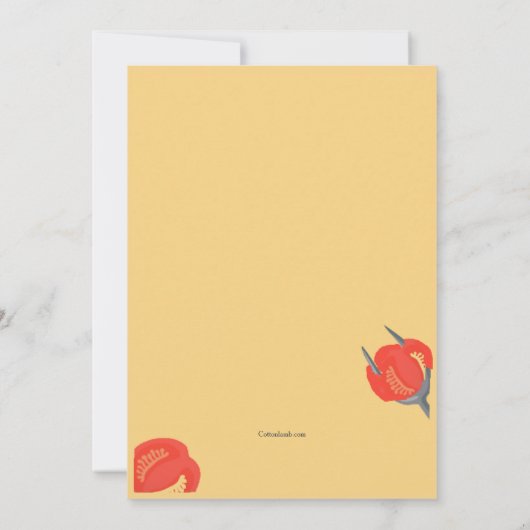 Het is BBQ Time Invitation Kaart (Achterkant)