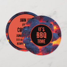 Het is BBQ-uitnodiging