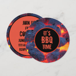 Het is BBQ-uitnodiging Kaart
