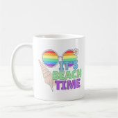 Het is Beach Time Koffiemok (Links)