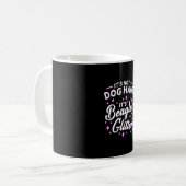 Het is beagle Dog Glitter Koffiemok (Voorkant links)