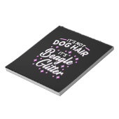 Het is beagle Dog Glitter Notitieblok (Linkerzijde)