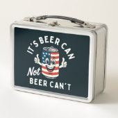 Het is Beer Can Not Beer Can't Funny Party Drink (Voorkant)