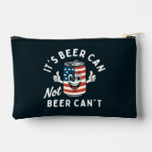 Het is Beer Can Not Beer Can't Funny Party Drink Etui (Achterkant)