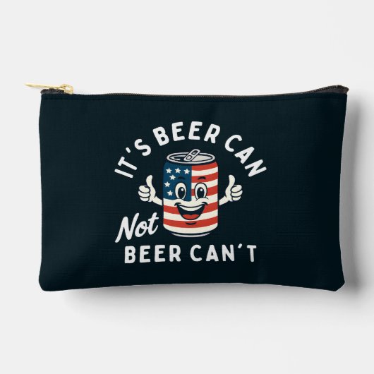 Het is Beer Can Not Beer Can't Funny Party Drink Etui (Voorkant)