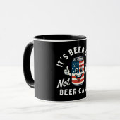 Het is Beer Can Not Beer Can't Funny Party Drink Mok (Voorkant links)