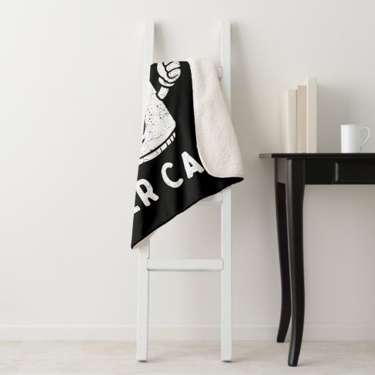 Het is Beer Can Not Beer Can't Funny Party Drink Sherpa Deken (In situ)