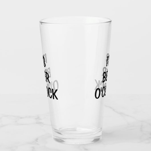 Het is Beer O-klok Glas (Links)