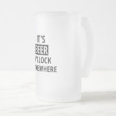 Het is Beer O'Clock Ergens gegrilde Mok (Voorkant rechts)