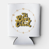 Het is Beer O'Clock op een Blikjeskoeler (Voorkant)