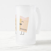 Het is Beer Season Matglas Bierpul (Voorkant rechts)