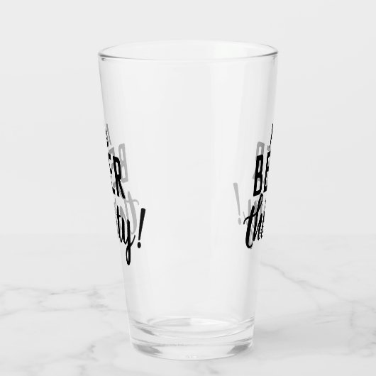 Het is Beer Thirty Funny Drink Bierglas Glas (Links)