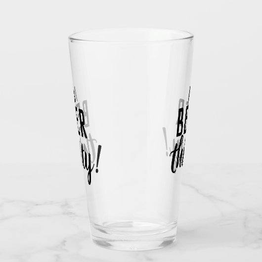 Het is Beer Thirty Funny Drink Bierglas Glas (Rechts)