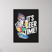 Het is Beer Time Canvas Afdruk (Voorkant)