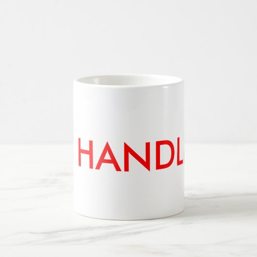 Het is Behandelde Mok (Center)