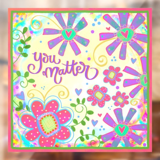 Het is belangrijk dat u het venster "inspiratie" d raamsticker