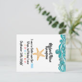 Het is belangrijk voor deze ene Starfish Briefkaart (Staand voorkant)