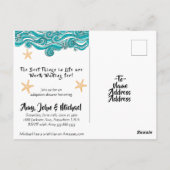 Het is belangrijk voor deze ene Starfish Briefkaart (Achterkant)